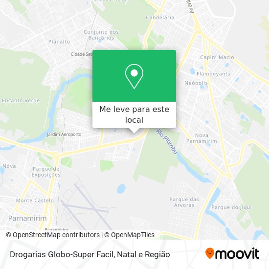 Drogarias Globo-Super Facil mapa