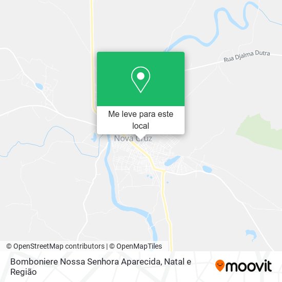 Bomboniere Nossa Senhora Aparecida mapa