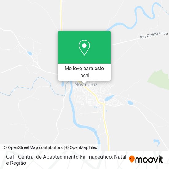 Caf - Central de Abastecimento Farmaceutico mapa