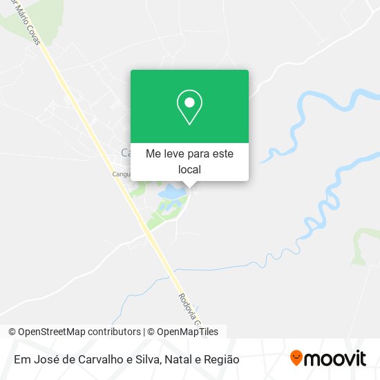 Em José de Carvalho e Silva mapa