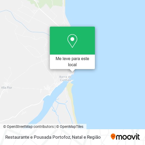 Restaurante e Pousada Portofoz mapa