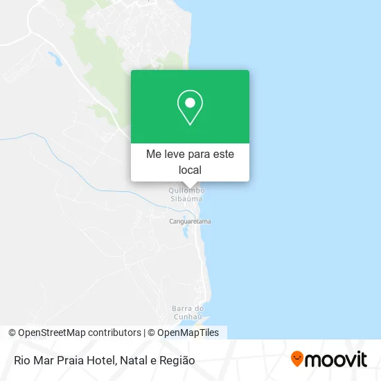 Rio Mar Praia Hotel mapa
