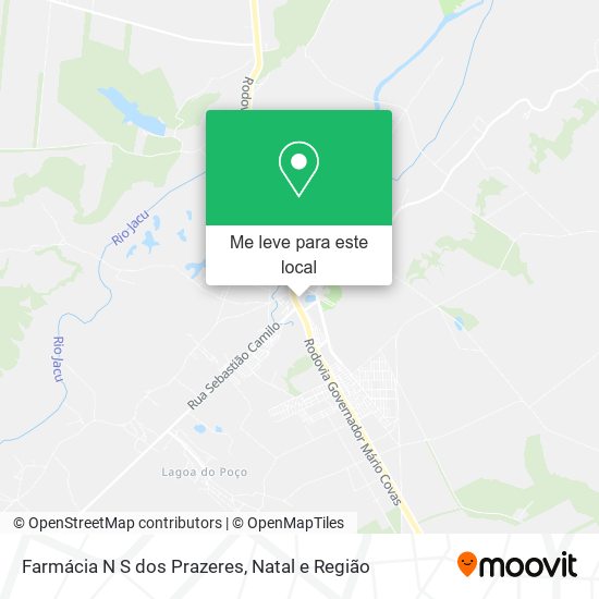 Farmácia N S dos Prazeres mapa