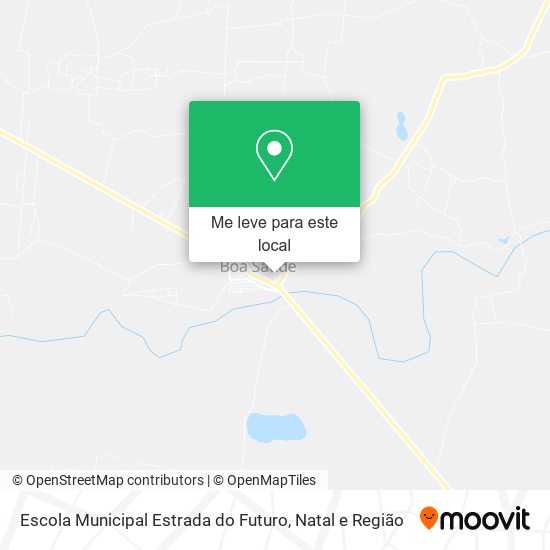 Escola Municipal Estrada do Futuro mapa
