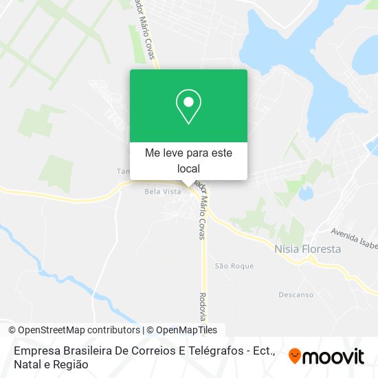 Empresa Brasileira De Correios E Telégrafos - Ect. mapa