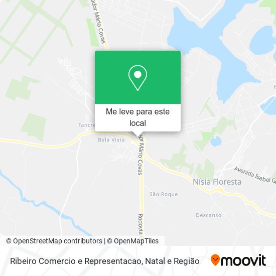 Ribeiro Comercio e Representacao mapa