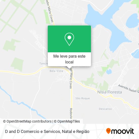 D and D Comercio e Servicos mapa