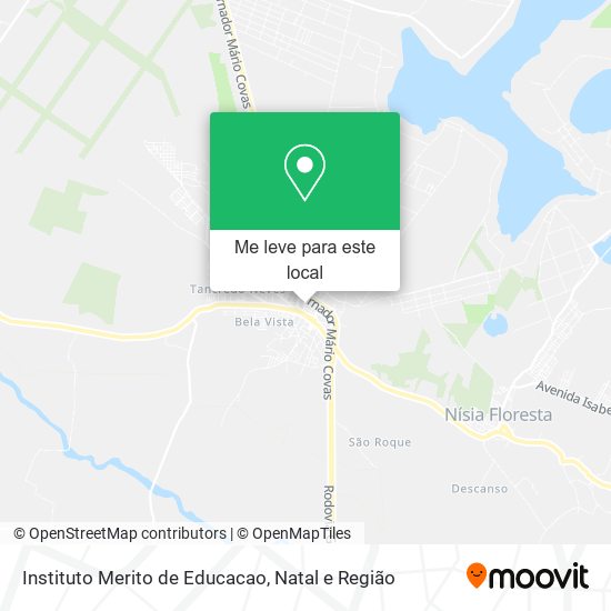 Instituto Merito de Educacao mapa