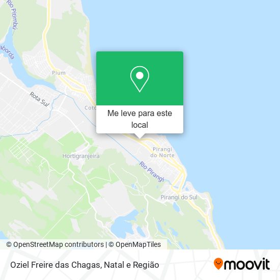Oziel Freire das Chagas mapa