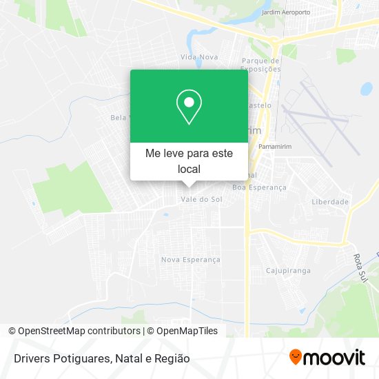 Drivers Potiguares mapa