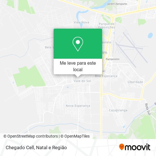 Chegado Cell mapa