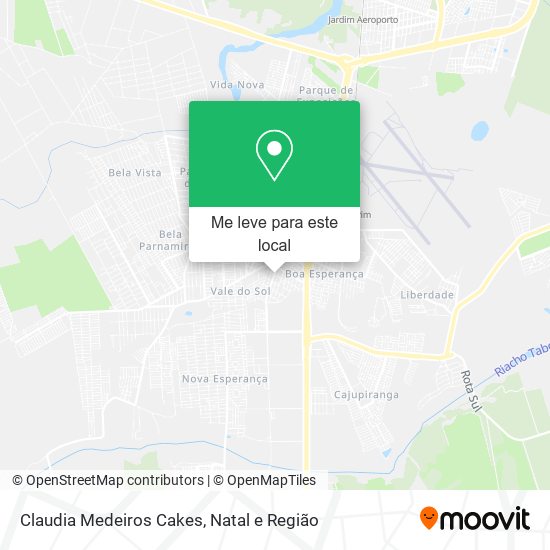 Claudia Medeiros Cakes mapa