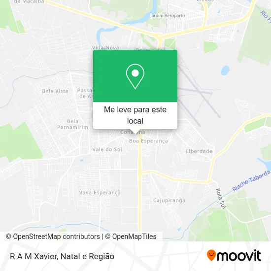 R A M Xavier mapa