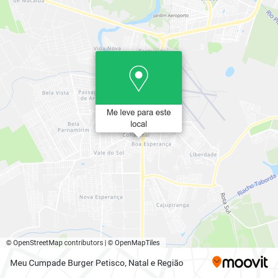 Meu Cumpade Burger Petisco mapa