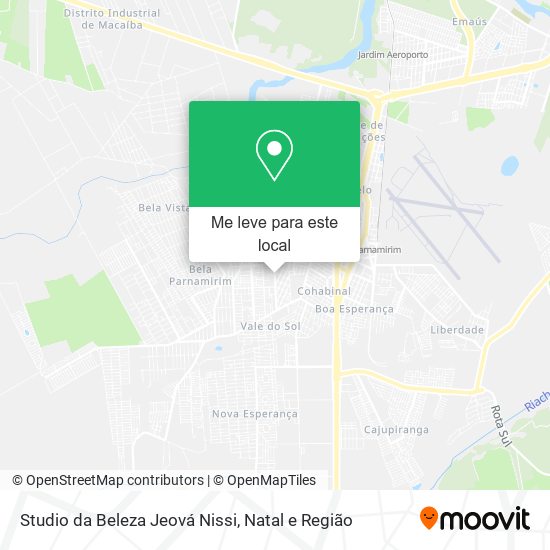 Studio da Beleza Jeová Nissi mapa