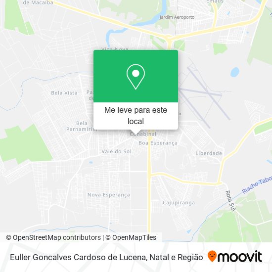 Euller Goncalves Cardoso de Lucena mapa