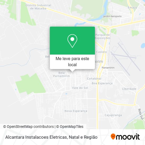 Alcantara Instalacoes Eletricas mapa