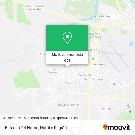Estacao 24 Horas mapa