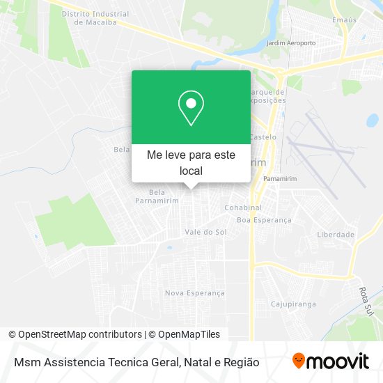 Msm Assistencia Tecnica Geral mapa