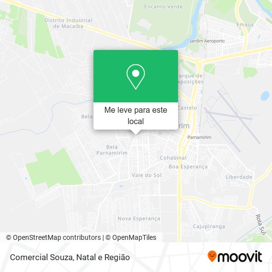 Comercial Souza mapa