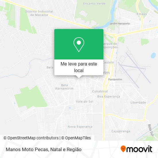 Manos Moto Pecas mapa