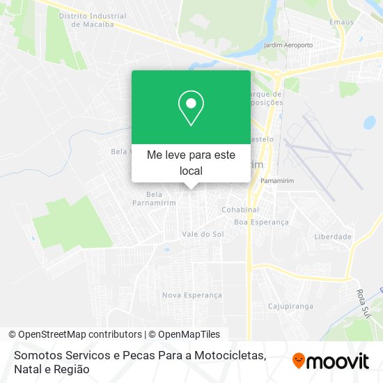 Somotos Servicos e Pecas Para a Motocicletas mapa