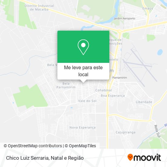 Chico Luiz Serraria mapa