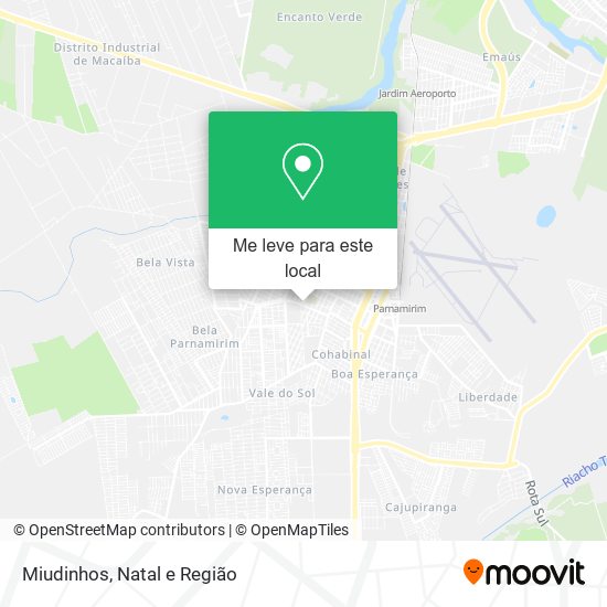 Miudinhos mapa