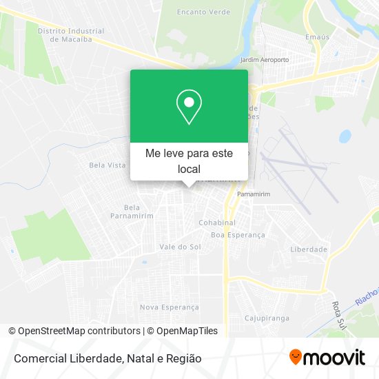 Comercial Liberdade mapa