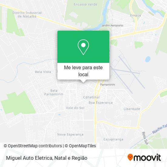 Miguel Auto Eletrica mapa