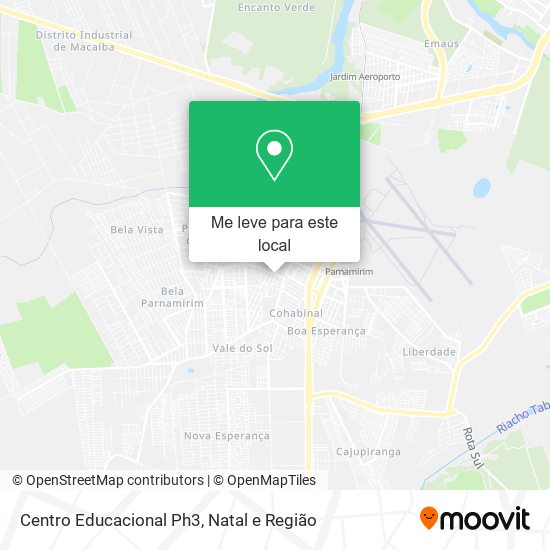 Centro Educacional Ph3 mapa