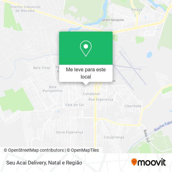 Seu Acai Delivery mapa