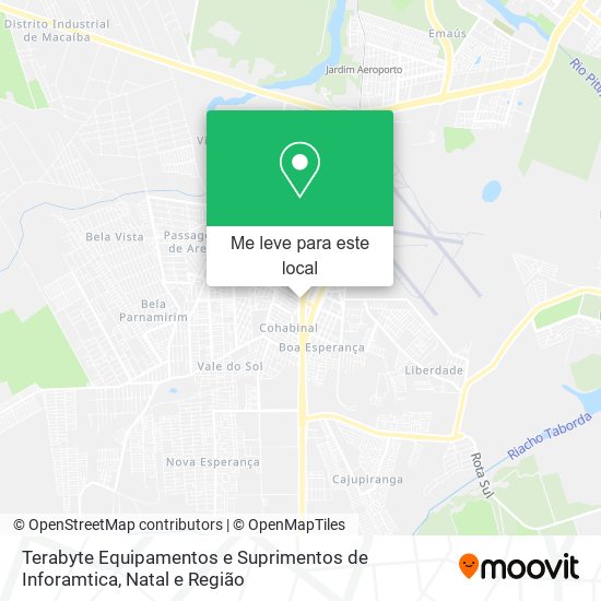 Terabyte Equipamentos e Suprimentos de Inforamtica mapa