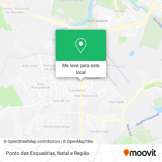 Ponto das Esquadrias mapa