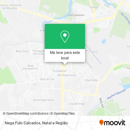 Nega Fulo Calcados mapa