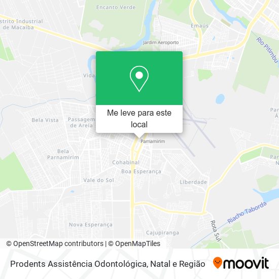 Prodents Assistência Odontológica mapa