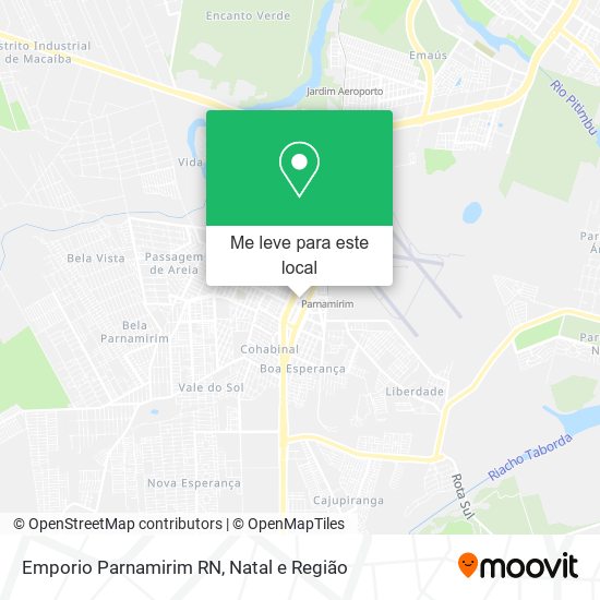 Emporio Parnamirim RN mapa