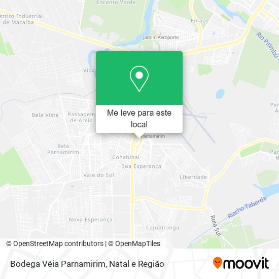 Bodega Véia Parnamirim mapa