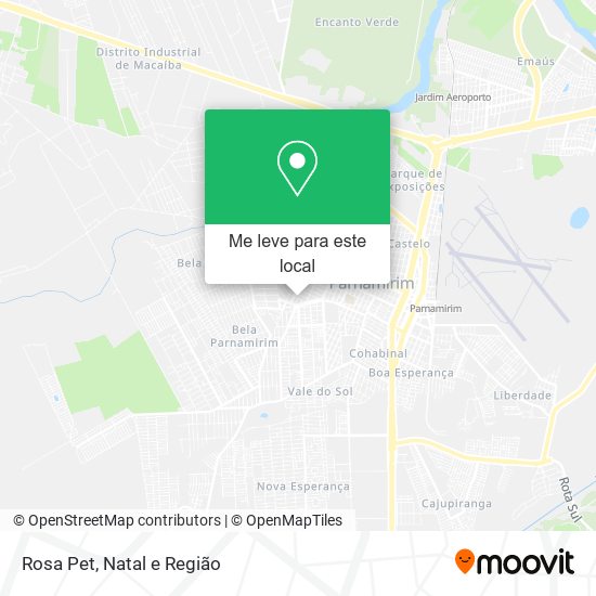 Rosa Pet mapa