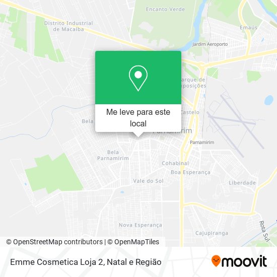 Emme Cosmetica Loja 2 mapa