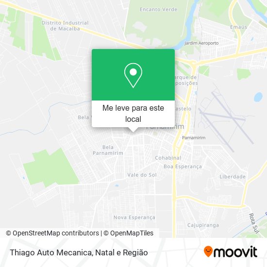 Thiago Auto Mecanica mapa