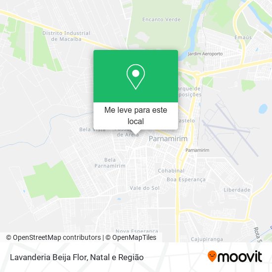 Lavanderia Beija Flor mapa