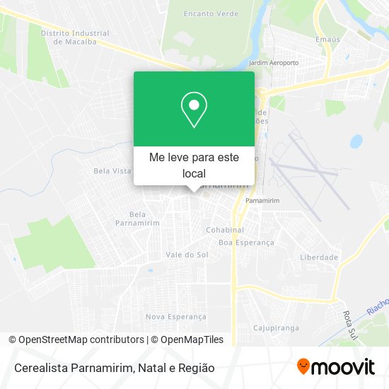 Cerealista Parnamirim mapa