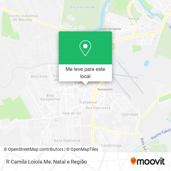 R Camila Loiola Me mapa