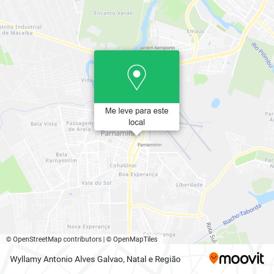 Wyllamy Antonio Alves Galvao mapa