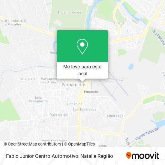 Fabio Junior Centro Automotivo mapa