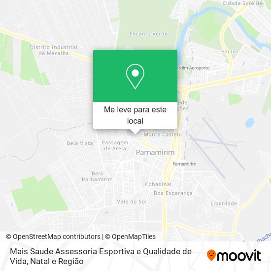 Mais Saude Assessoria Esportiva e Qualidade de Vida mapa