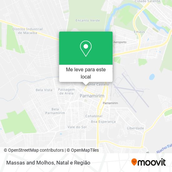 Massas and Molhos mapa