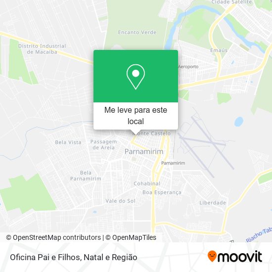 Oficina Pai e Filhos mapa