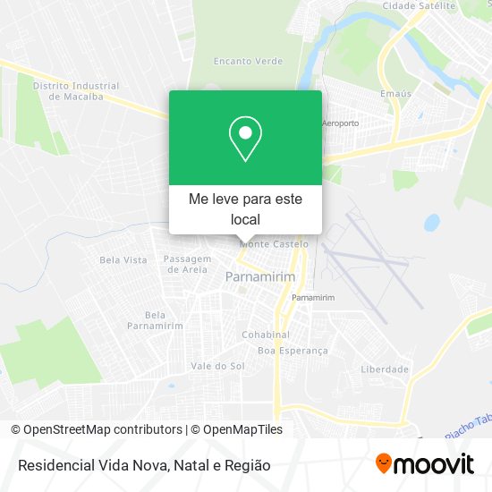 Residencial Vida Nova mapa